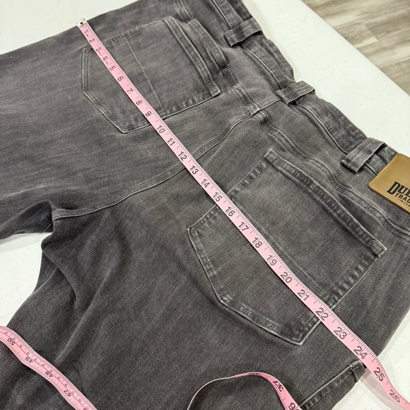 Duluth Trading Co Ballroom Double Flex Jeans Straight Leg Grey Men’s 42x30 - Picture 9 of 15